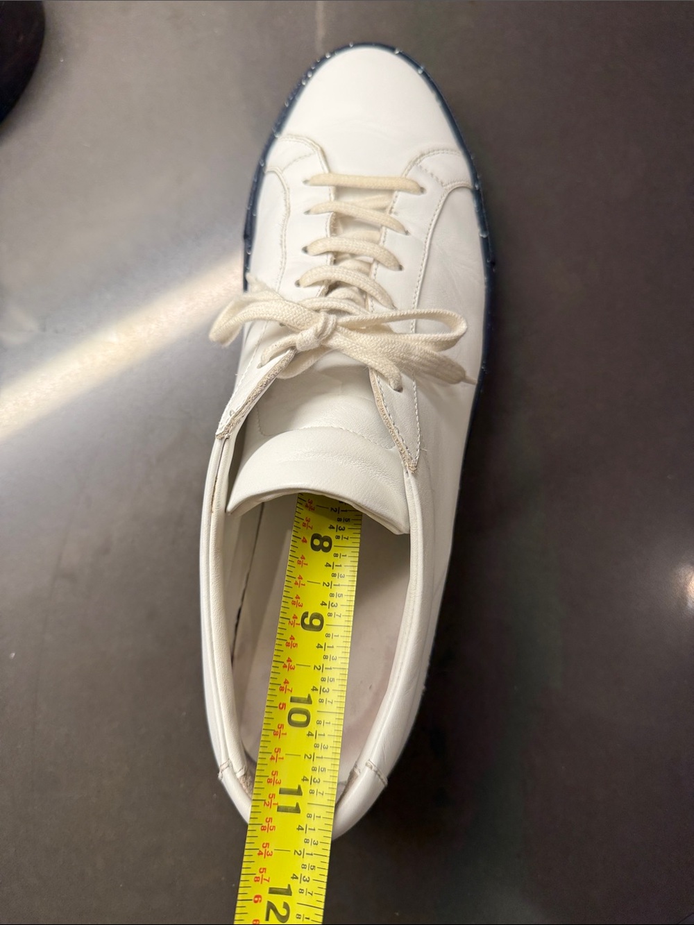 Common Projects Original Achilles Low White Leather Sneakers US 11 & Gold Stamp - Picture 6 of 6